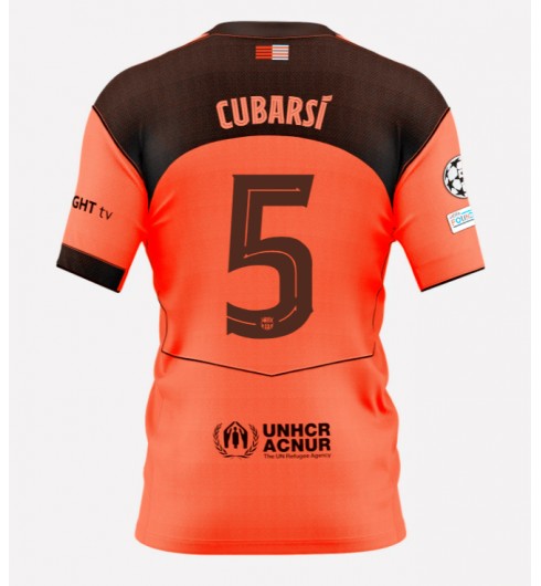 Moške Nogometnih dresov Barcelona Pau Cubarsi #5 Tretji 2025-26 Kratki rokavi Moške Nogometnih dresov Barcelona Pau Cubarsi #5 Tretji 2025-26 Kratki rokavi